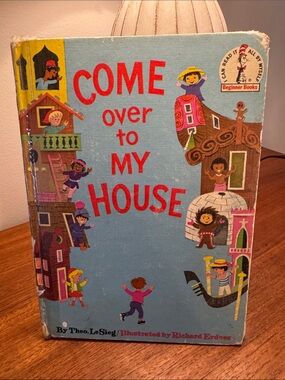 Vintage 1966 Come Over to My House Theo. LeSieg Beginner Book